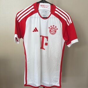 Adidas Bayern Munich Red and White Jersey